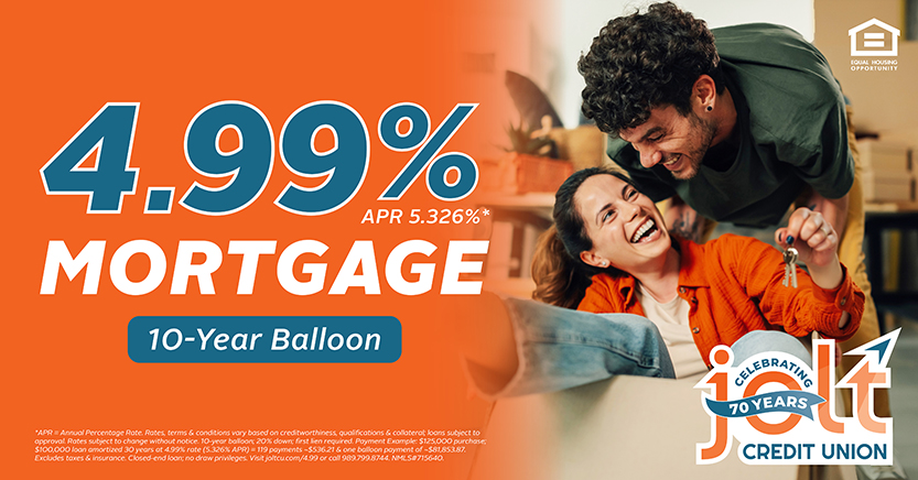 4.99% 10-year balloon